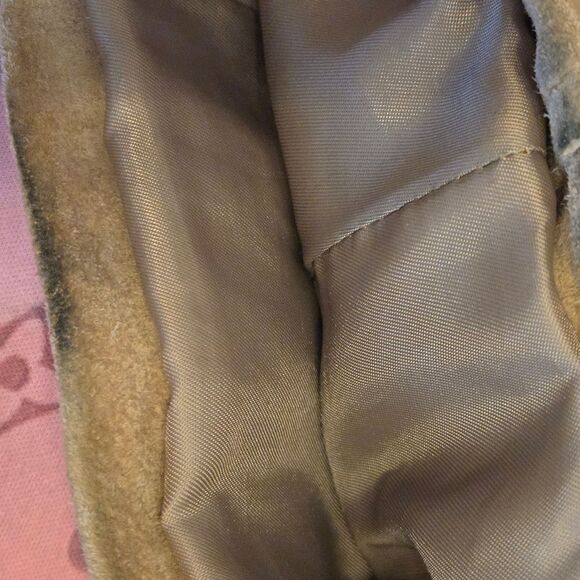 Liz Claiborne Tan Suede Lined Shirt Jacket - Picture 10 of 13